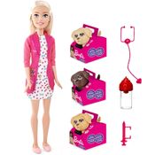 Barbie Veterinária 65cm com 3 Cachorros Acessórios Original