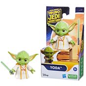 Figura Articulada com Acessórios - Disney - Star Wars - Aventuras dos Jovens Jedi - Yoda - Hasbro