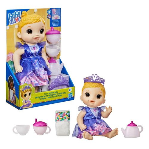 Baby Alive Kit Cha de Princesa Loira - Hasbro