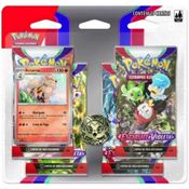 Blister Quadruplo Booster Pokemon 4 Pacotinhos Copag