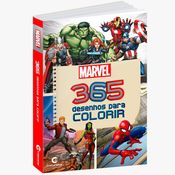 Livro de Colorir - Disney - Marvel Super Heroes - 365 Desenhos - Culturama