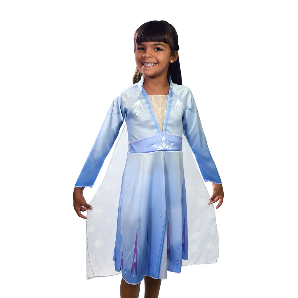 Vestido Elsa Frozen - Meu Vestidinho