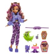 Boneca Fashion - Monster High - Creepover Clawdeen - Roxo - Mattel