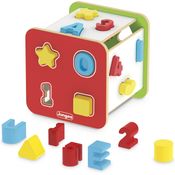 Super Cubo Didático Formas Letras e Numeros Junges