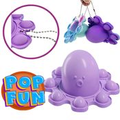 Polvinho Reversivel Pop It Silicone Roxo e Azul Tik Tok Yes Toys