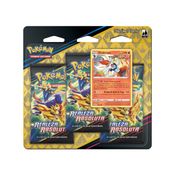 Cartas Pokémon Blister Triplo Realeza Absoluta Cinderace   - Copag