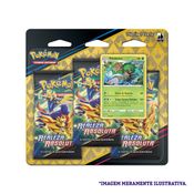 Cartas Pokémon Blister Triplo Realeza Absoluta Rilaboom  - Copag