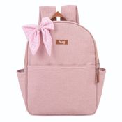 Mochila Bolsa Maternidade Bebê Mescla Rosa - Hug