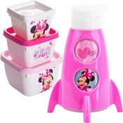 Kit Infantil Lancheirinha Minnie Rosa Lanche Alimentação