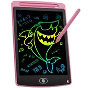 Tablet Infantil Lousa Mágica Digital Desenho Colorido 8,5