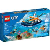 LEGO - Barco de Mergulho Explorador - City Exploration - 60377