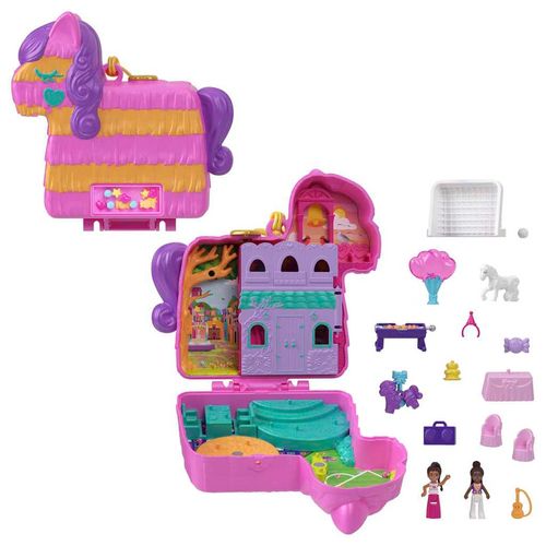 Boneca - Polly Pocket - Atividades Esportivas - Conjunto Futebol com a Polly  - 8 cm - Mattel