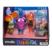 Conjunto de Figuras - Disney Pixar - Wade, Ember e Clod - Elemental - Mattel