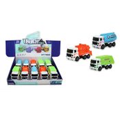 Carros De Fricção - Caminhão Urbano - Display Com 10 Unidades - Shiny Toys