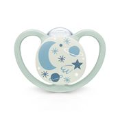 Chupeta - Silicone - Space Glow - Tam 3 - Branco - Nuk