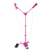 Microfone Infantil com Pedestal - Luluca - Rosa - Fun