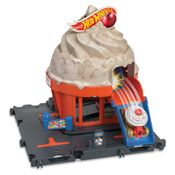 Pista De Corrida E Acessórios - Hot Wheels City - Sorveteria Na Cidade - Mattel