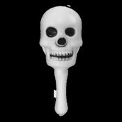 Maraca Caveira Neon - Halloween - Branco - Gala