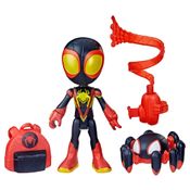 Conjunto Figura E Acessórios - Marvel - Spidey E Seus Amigos Espetaculares - Miles Morales - Hasbro