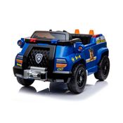 Mini Veículo Elétrico Infantil - Patrulha Canina - 12V - Polícia - Azul - Bang Toys