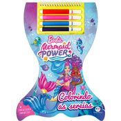 Livro - Colorindo com Canetinhas - Barbie - Sereias - Catavento