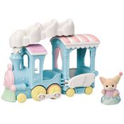 Sylvanian Families - Conjunto - Trem Arco Iris Flutuante Na Nuvem - Epoch