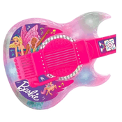 Guitarra Barbie Dreamtopia Com Funcao Mp3 F00575 - Fun