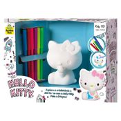 Kit Pintura - Hello kitty - Boneca em Vinil e 6 Canetinhas - Samba Toys