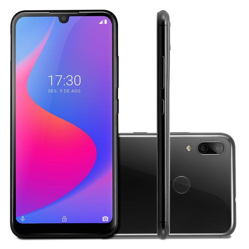 Smartphone Multilaser G Pro 32GB 4G 2GB RAM Tela 6,1 Pol IPS Câm. Dupla 13MP+2MP Preto - P9097