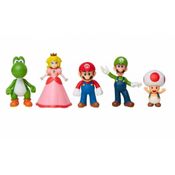 Kit Super Mario E Friends com 5 Personagens - Candide