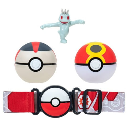 Brinquedo Pokémon Cinto Com Pokebola E Minifigura - Growlithe - Sunny