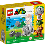 Lego Mario Pacote De Expansão Rambi O Rinoceronte 71420