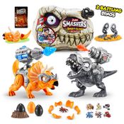 Mini Figura - Smashers - Dino Island - T Rex Battles - Sortido - Fun