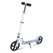 Patinete Juvenil 2 Rodas Branco Suporta 100kg Mega Compras