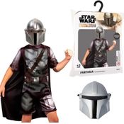 Fantasia Infantil Star Wars Mandalorian Super Magia - M