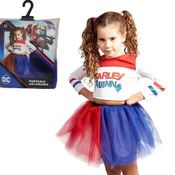 Fantasia Infantil DC Arlequina Super Magia - P