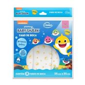 Panos de Boca - 35x35Cm - Estampado - Baby Shark - Cremer