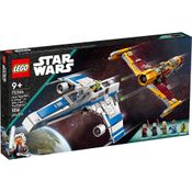 LEGO - E-Wing da Nova República vs Caça Estelar de Shin Hati - Star Wars