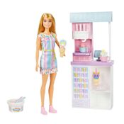 Boneca Articulada com Acessórios - Barbie - Sorveteria - Mattel