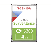 HD Interno Toshiba 4TB 3,5´ S300 Surveillance HDWT140UZSVARI