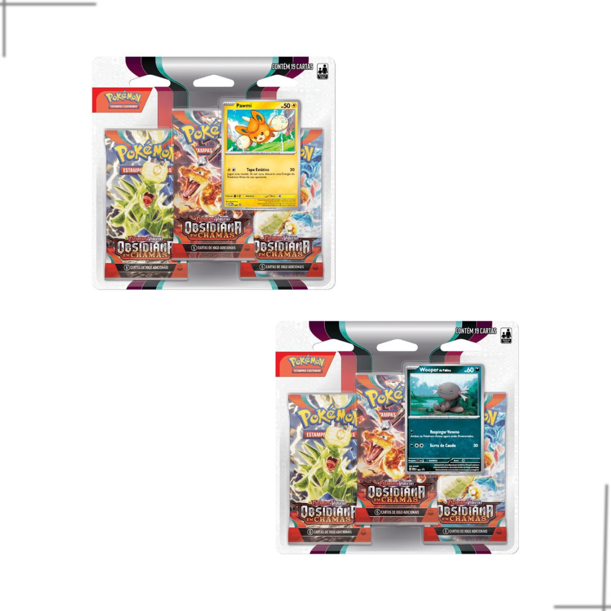 Box Cartas Pokémon Coleção Lendas de Paldea Miraidon Ex - Ri Happy