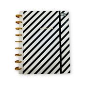 PLANNER TILIDISCO WEST VILLAGE 2024 PRETO E BRANCO - TILIBRA