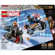 Lego - Marvel - Motocicletas da Viúva Negra e do Capitão América - 76260