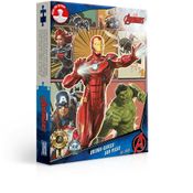 Quebra-cabeça -  500 peças - Os Vingadores 60 Anos - Game Office - Toyster