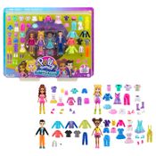 Mini Bonecas e Conjunto de Acessorios - Polly Pocket - Fashion Baía Mágica - Mattel