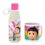 Kit Caneca Divertida + Garrafa da Agnes Meu Malvado Favorito