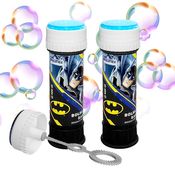 Kit 2 Tubinhos para Fazer Bolhas de Sabão do Batman