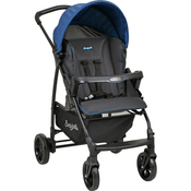 Carrinho de Bebe Berço para Passeio Burigotto Ecco CZ Azul