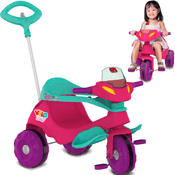 Triciclo velobaby passeio & pedal (rosa) - Bandeirante 357