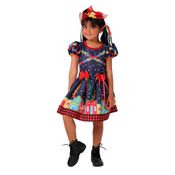 Vestido Caipira Infantil Menina pra Festa Junina Quadrilha - M 5 - 8